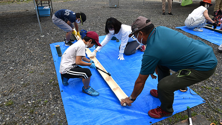 リバウェル井川スキー場　ハンドメイドも楽しめる、流しそうめんイベント